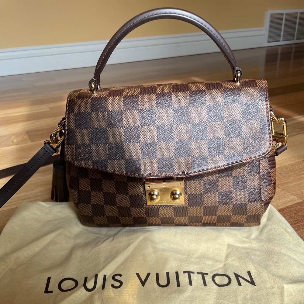 Louis Vuitton Damier Ebene shoulder bag/satchel - BROKEN CLASP NEEDS REPAIR